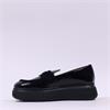 Wonders Xfly Chunky Loafer - Black Patent